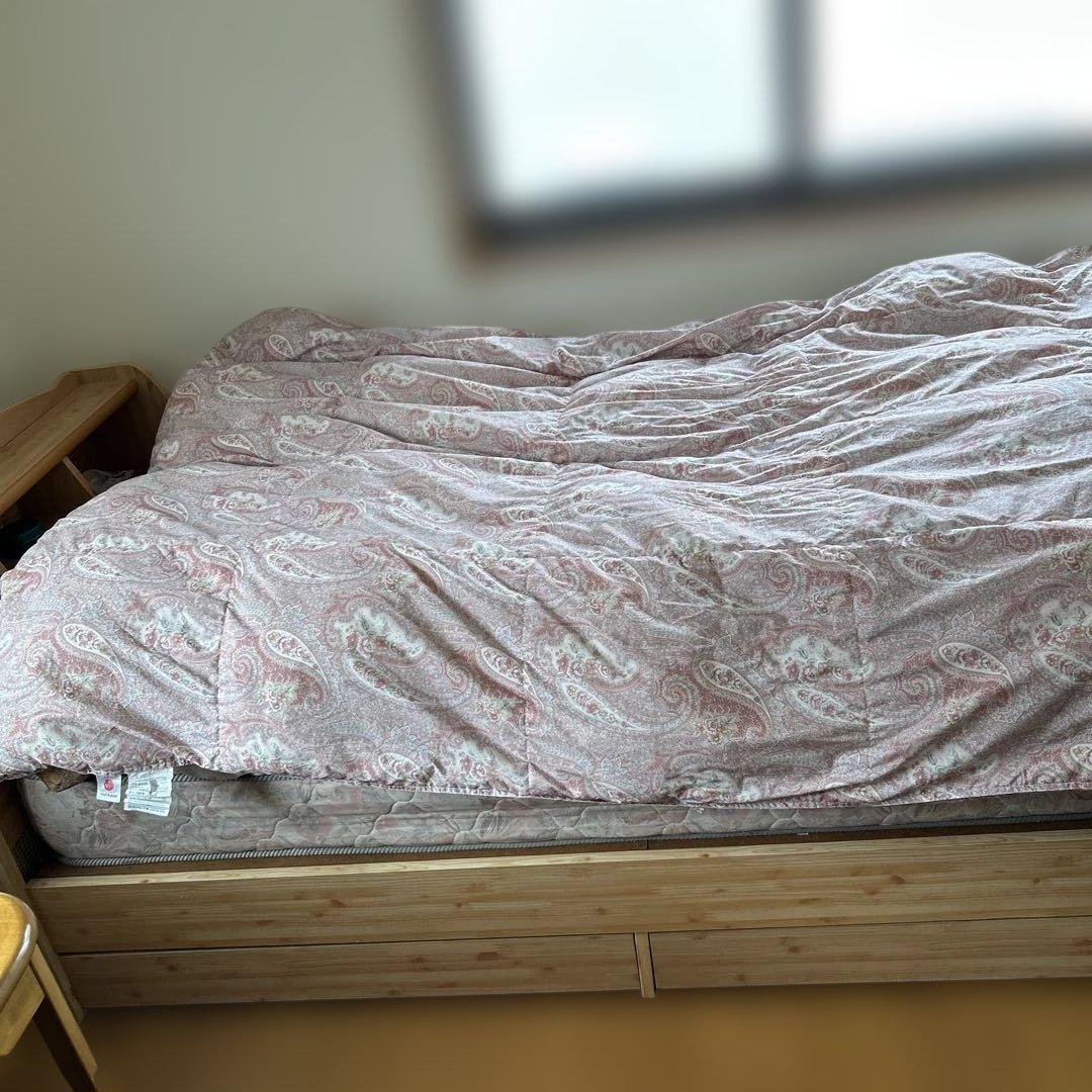 2.クリーニング済み　あったかい羽毛布団　西川　日本製