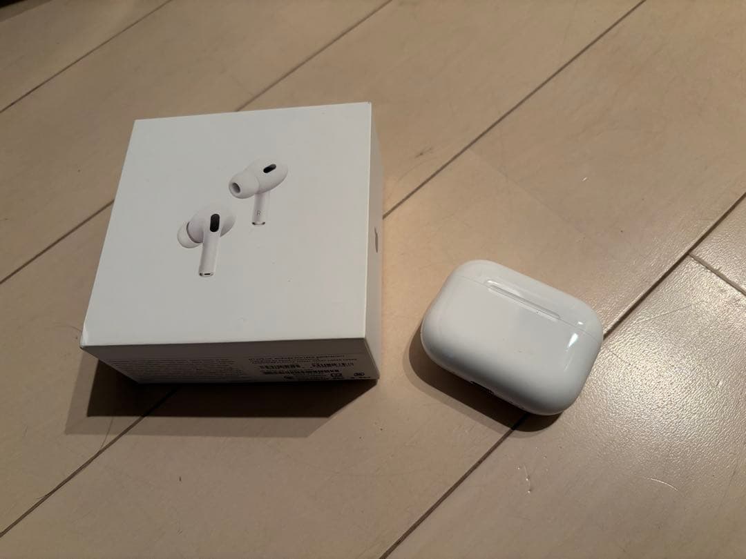 AirPods Pro MWP22J/A ワイヤレス充電ケース・箱付き
