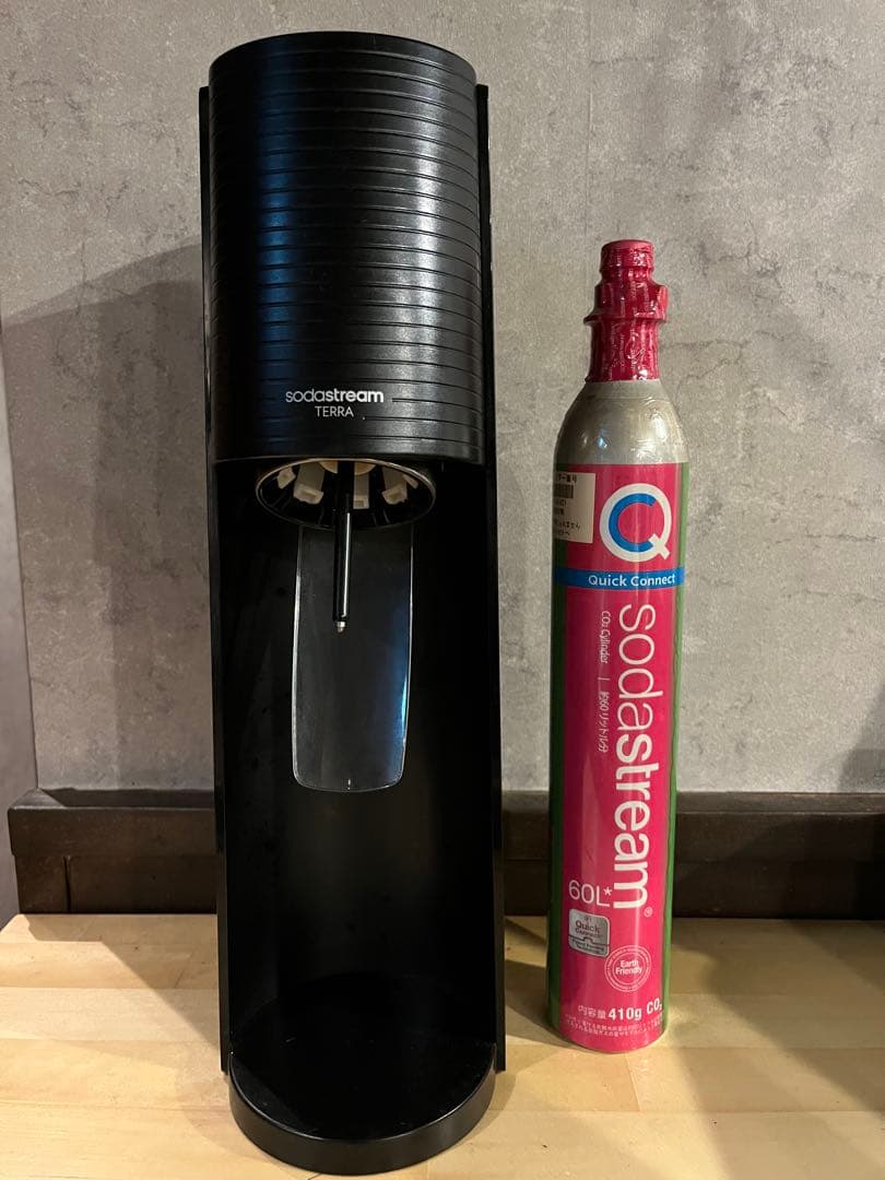 sodastream TERRA 炭酸水メーカー 未使用ガス1本付