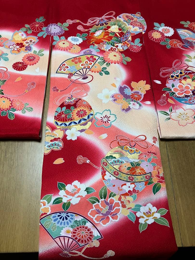 夏　お宮参り用 着物 正絹