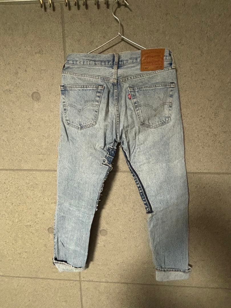 Levi's パッチワーク デニムジャケットセットアップ