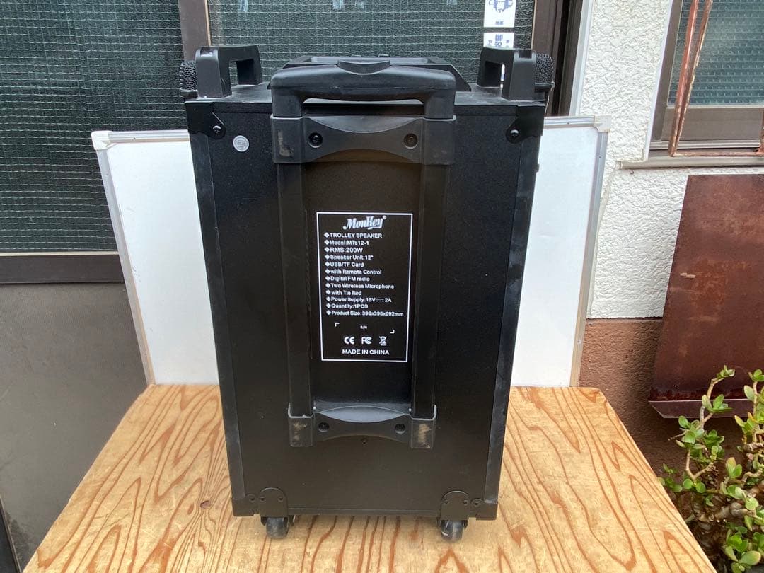 moukey mts12-1 スピーカー　ワイヤレスマイク　中古品