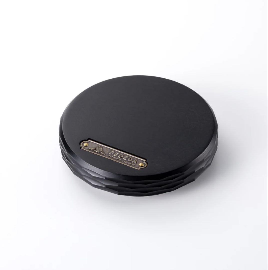 【新品未使用】FEDECA ダブルウオ一ルグラス ＆コ一スタ一兼蓋×2セット