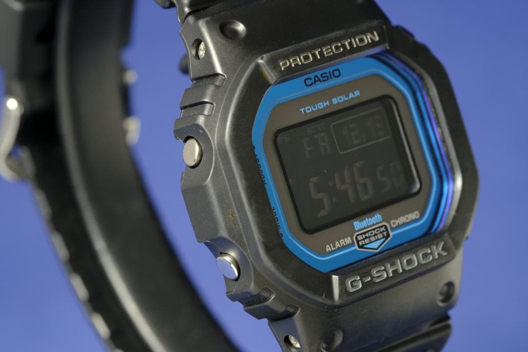 【中古】G-SHOCK GW-B5600 青×黒／Bluetooth(119)