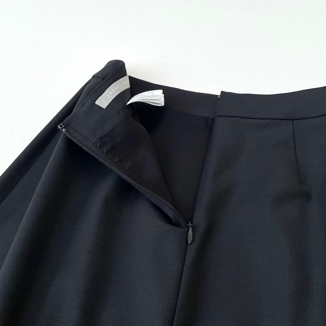 theory luxe セオリーリュクス スカートスーツ 黒 小さいサイズ 32
