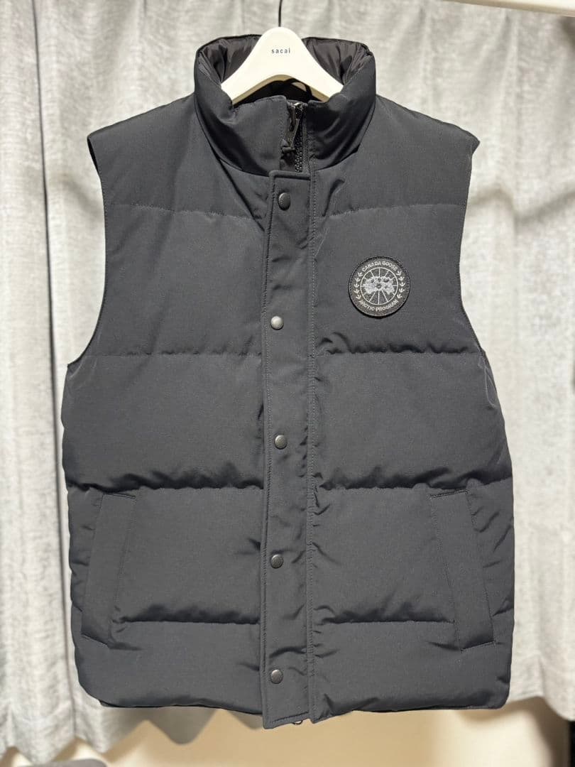 カナダグース　ガーソンベスト　ブラックレーベル　サイズM