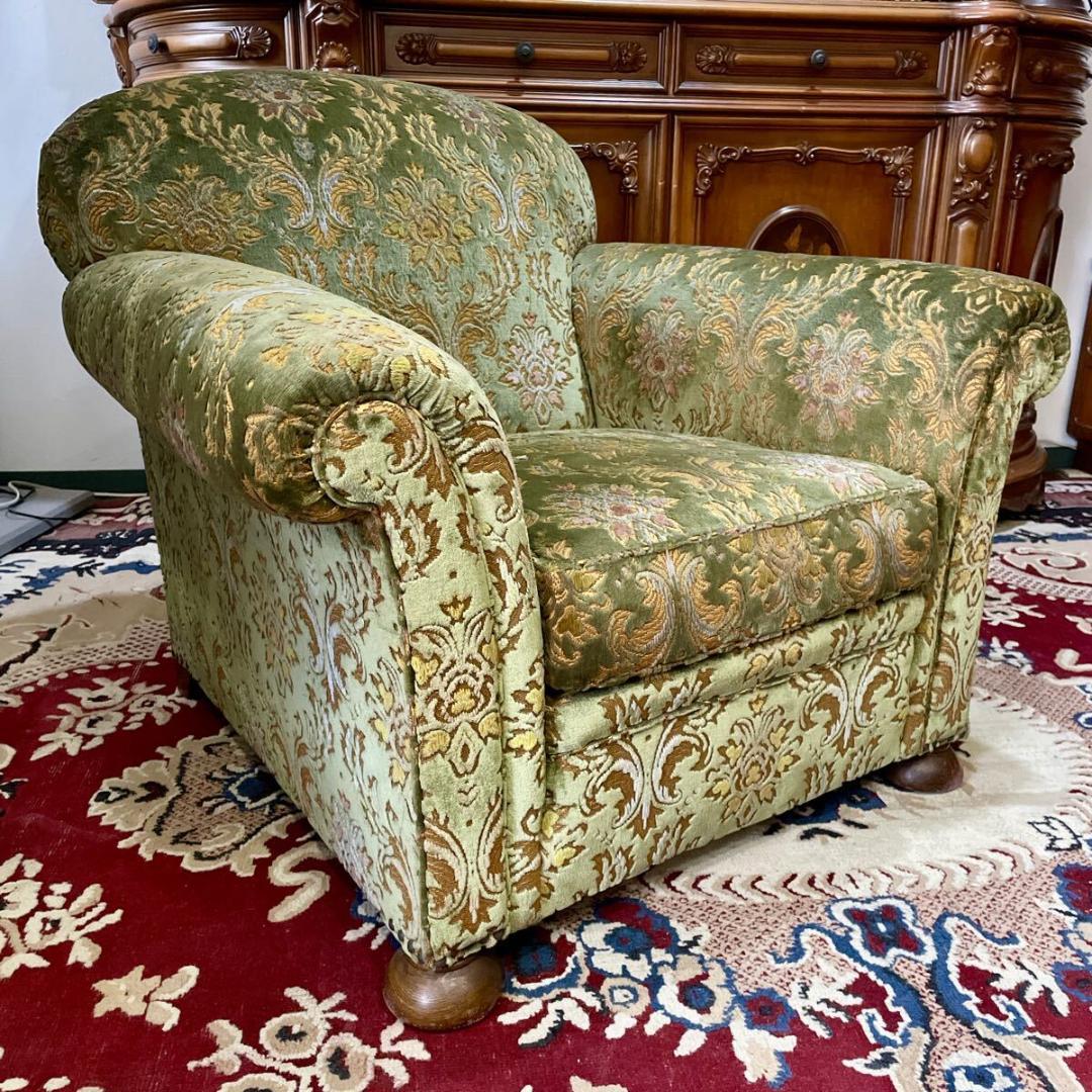 n3140r118 イタリア製 シングルソファ 2脚セット 丸みのあるフォルム