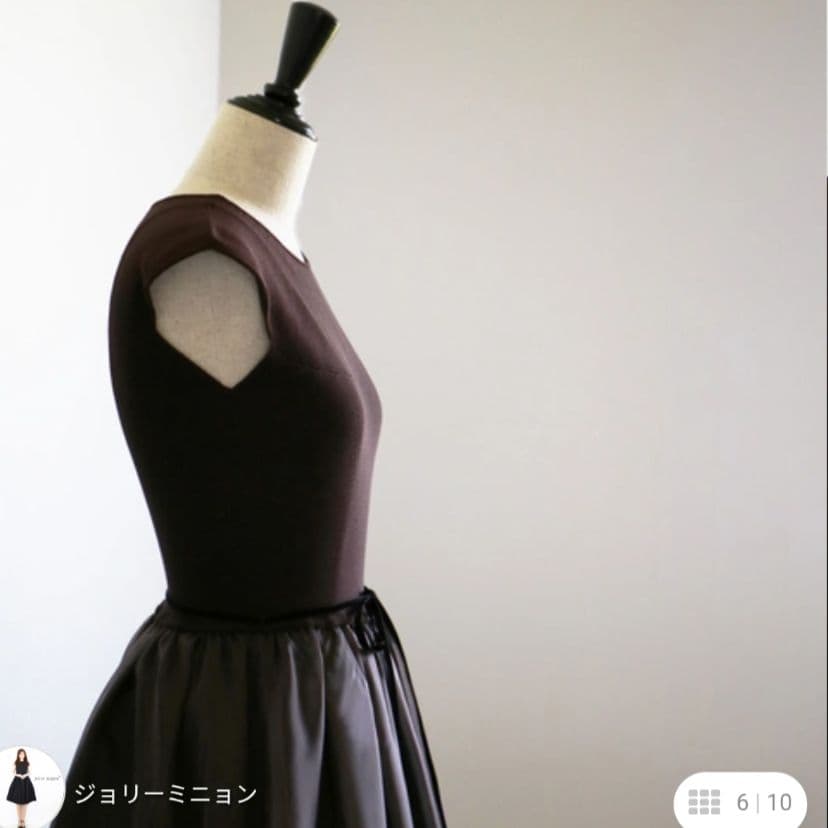 ★本日のみお値下げ★jolie mignon　ダークブラウン　ワンピース