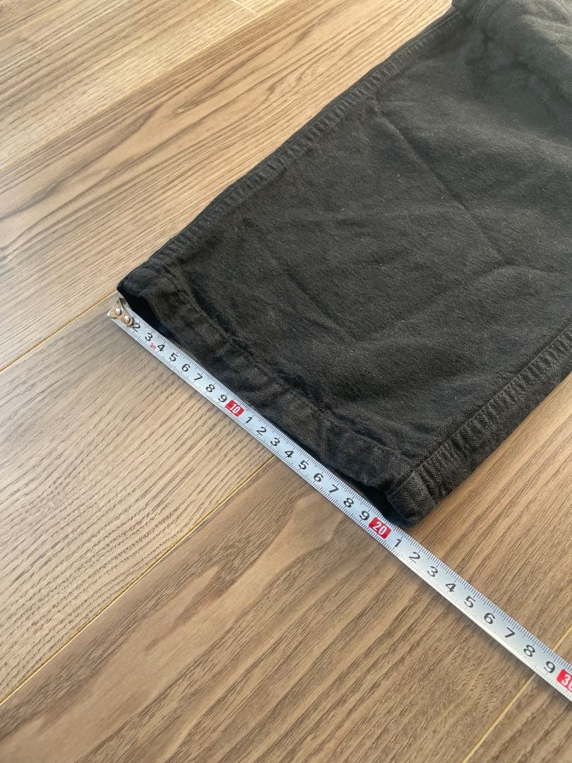 べトラ　リネン ブラック　フランス ビンテージ　ユーロ　モールスキン