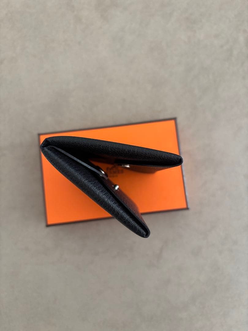 新品・未使用 エルメス カルヴィ デュオ ブラック