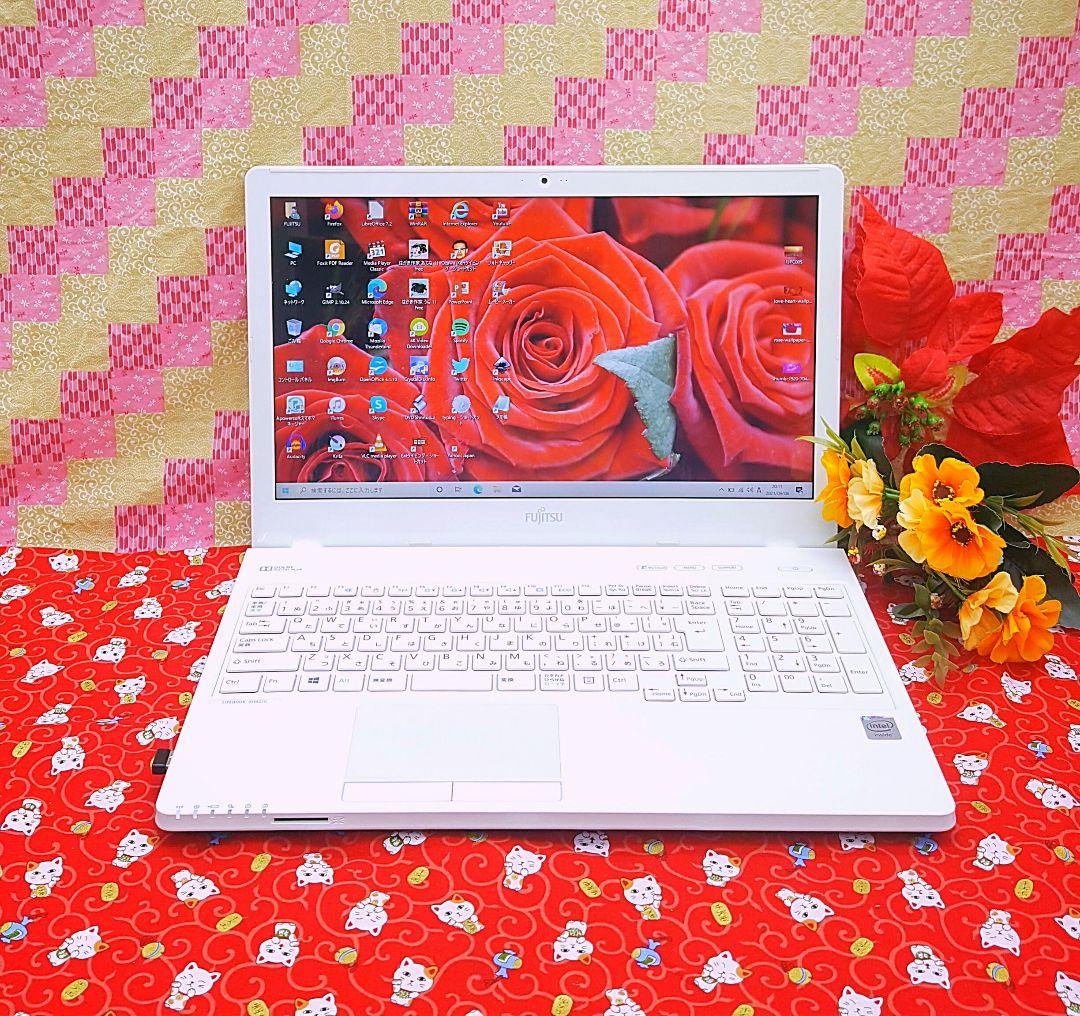 新Win11/メモリ8GB/新品SSD256GB/2017年式/LIFEBOOK