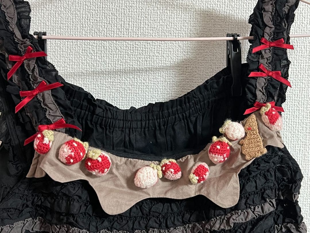 匿名配送/ピンクハウス ケーキモチーフ ノースリーブチュニック&ミディ丈スカート