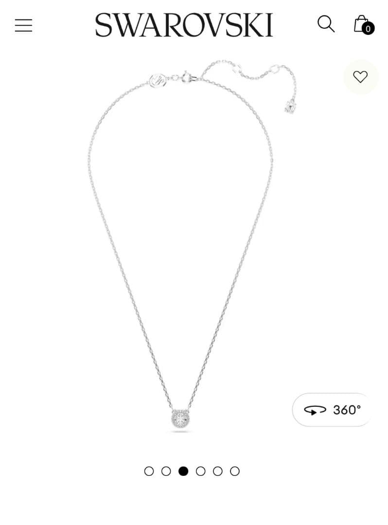 新品 SWAROVSKI Una Angelic ネックレス スワロフスキー