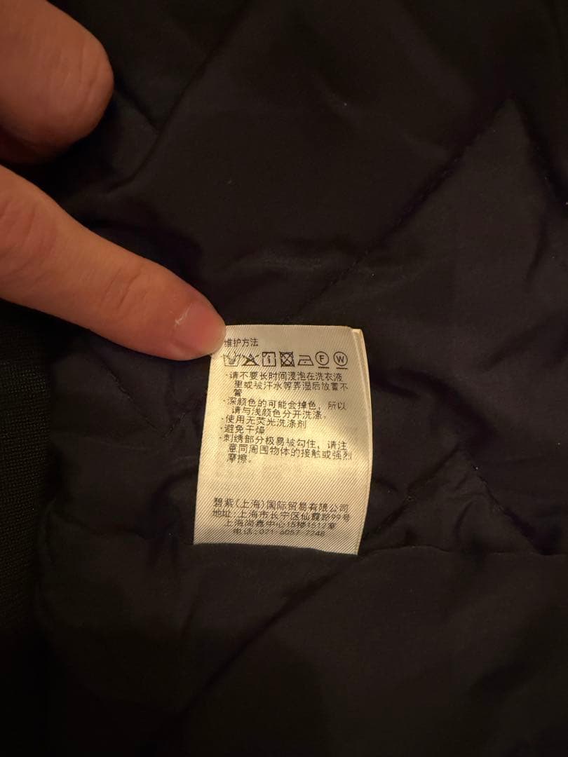 XLARGE ブラック ダウンジャケット