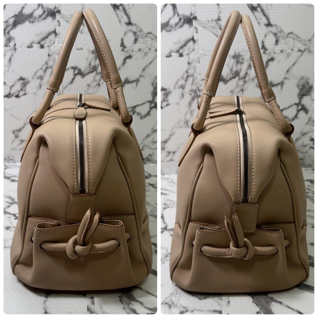 土屋鞄　ボストンバッグ　ドクターバッグ型　大容量　A4収納可能　オールレザー