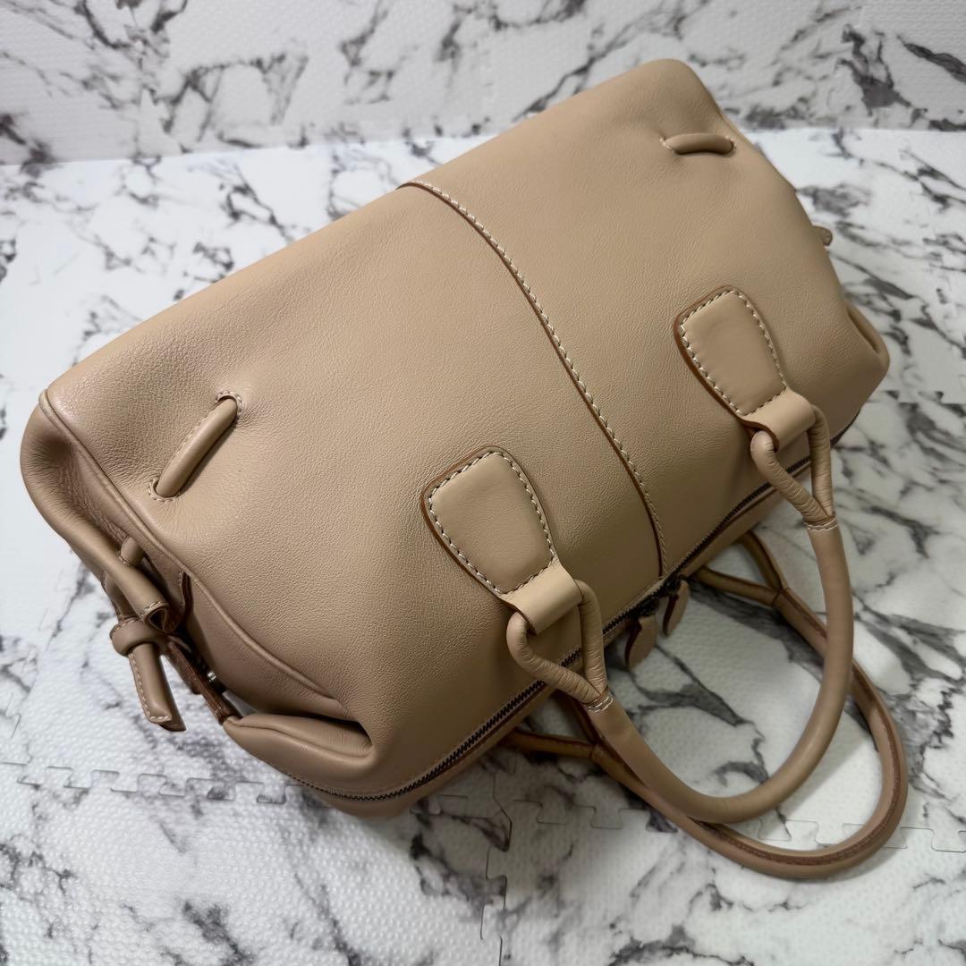 土屋鞄　ボストンバッグ　ドクターバッグ型　大容量　A4収納可能　オールレザー