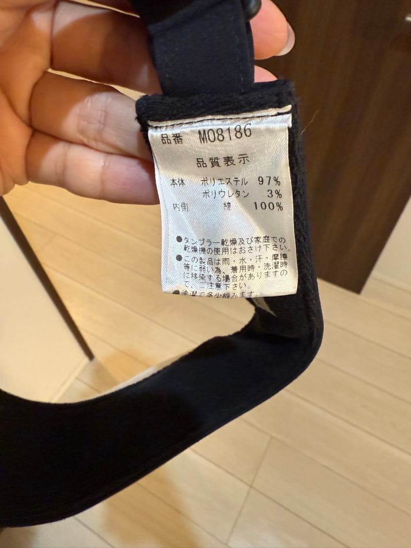 monzee モンジー　スポーツサンバイザー　ブラック