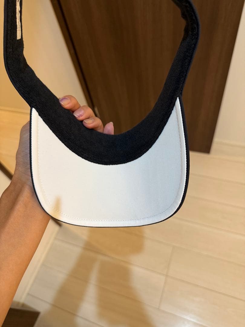 monzee モンジー　スポーツサンバイザー　ブラック