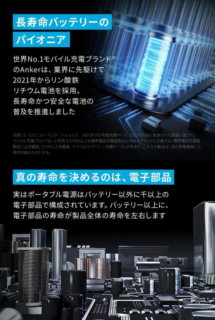 スマホアクセサリー Anker 535 Portable Power Station 512Wh