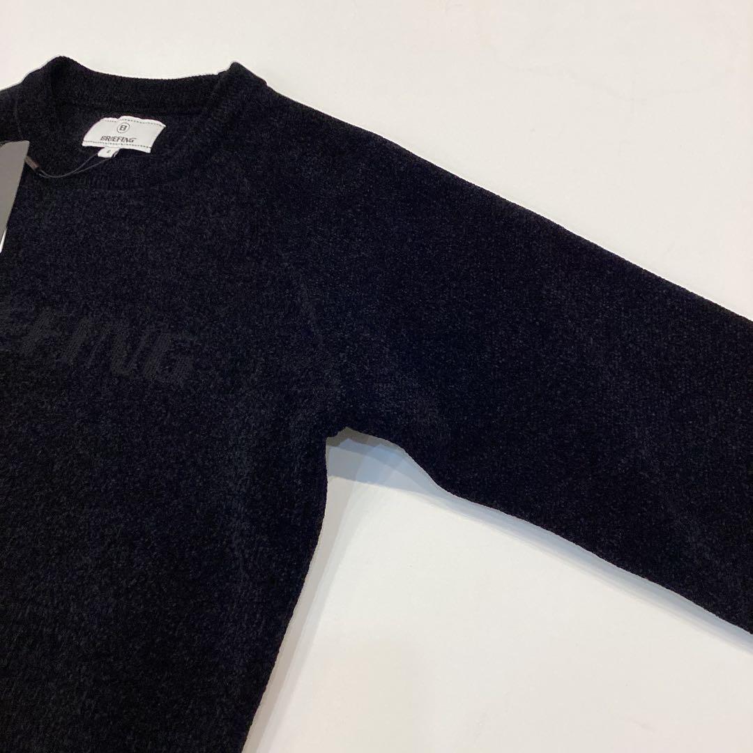 BRIEFING 新品　MOLE YARN LOGO CREWNECK KNIT
