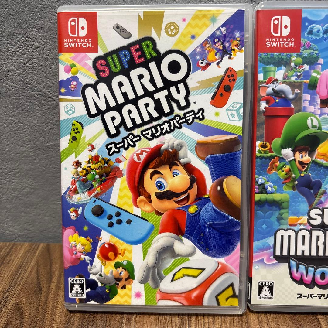 Switch ゲーム 3本セットスーパーマリオワンダー、パーティ、メーカー2