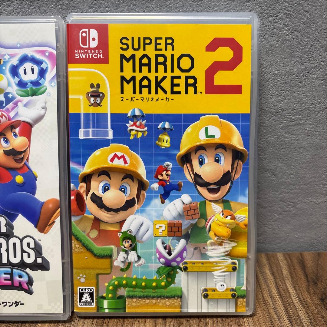 Switch ゲーム 3本セットスーパーマリオワンダー、パーティ、メーカー2