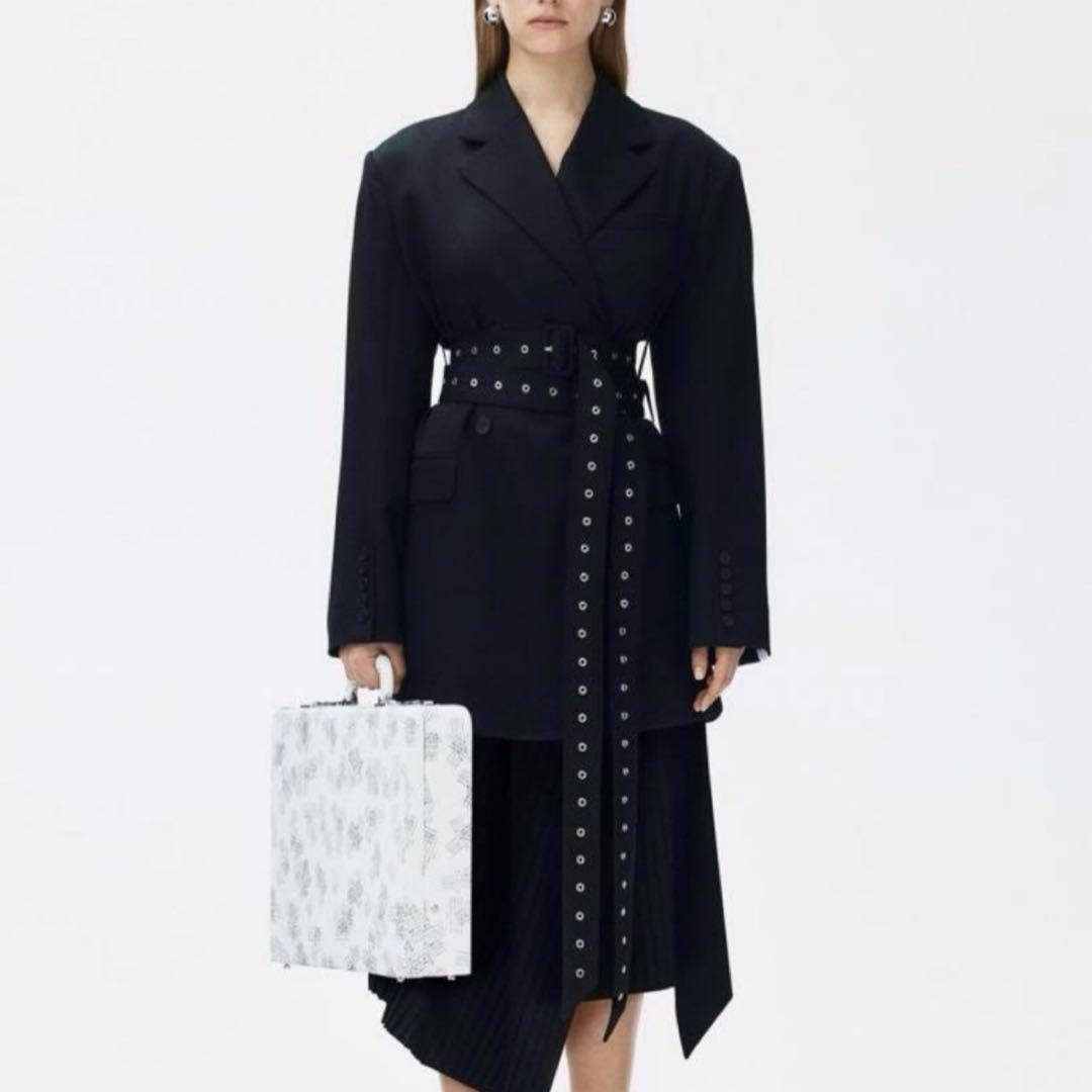 【訳あり】タグ付き未使用✨ rokh×  ベルテッドウールブレザー M