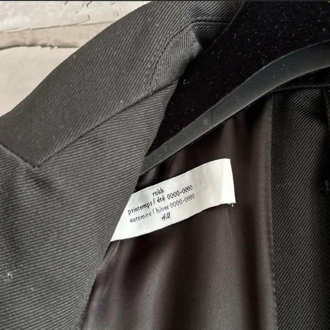 【訳あり】タグ付き未使用✨ rokh×  ベルテッドウールブレザー M