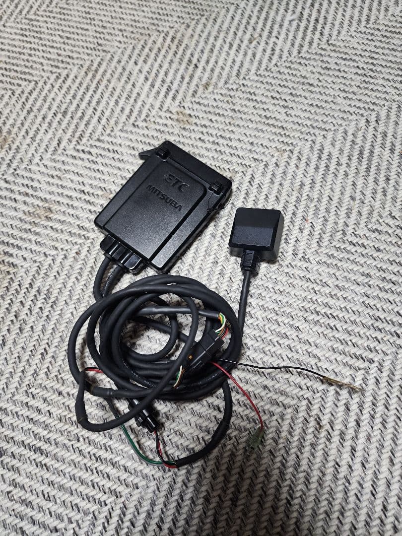 ミツバ ETC アンテナ別体式 MSC-BE31セットアップ済み バイク 2輪用