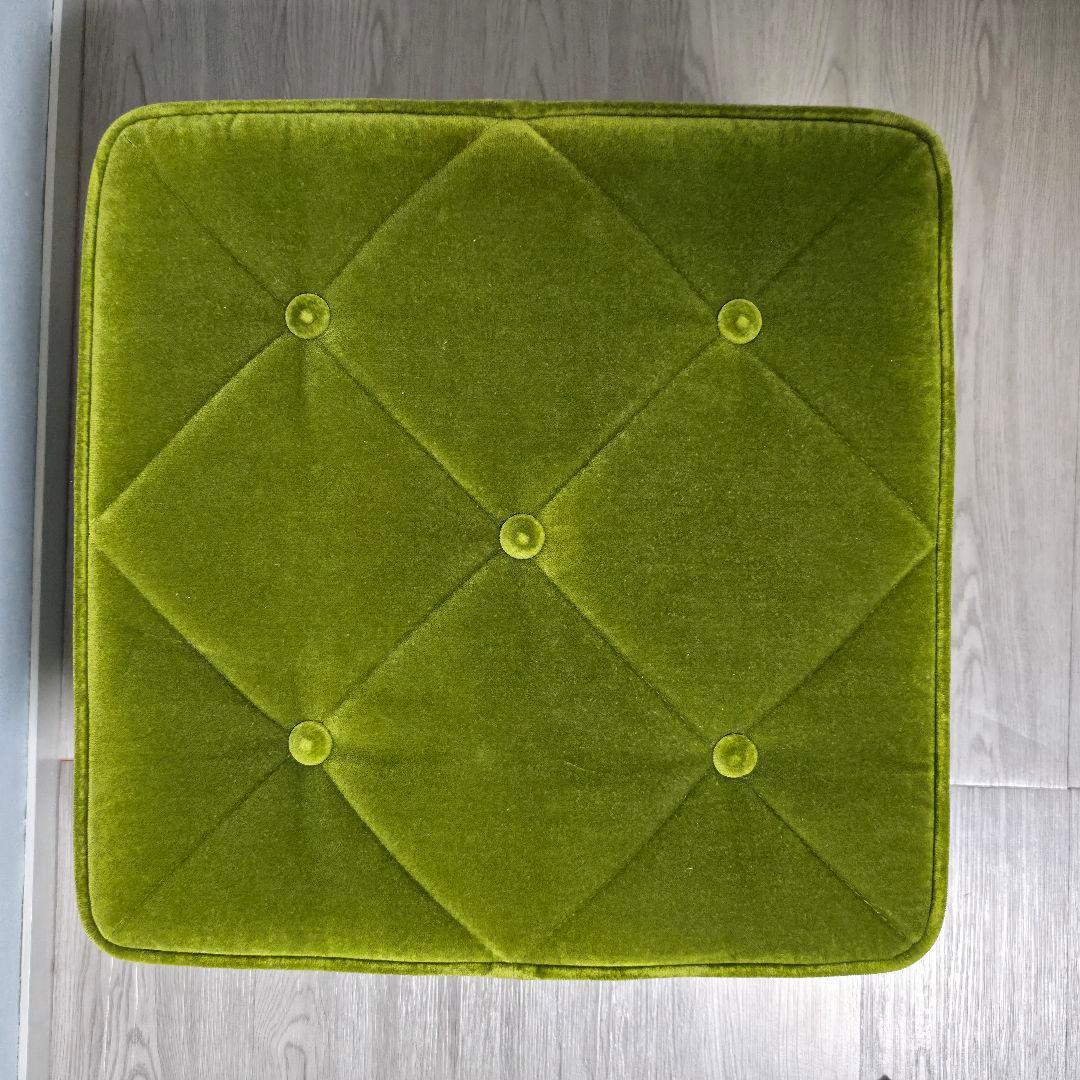 カリモク60 オットマン モケットグリーン X36206QD スツール 足置き