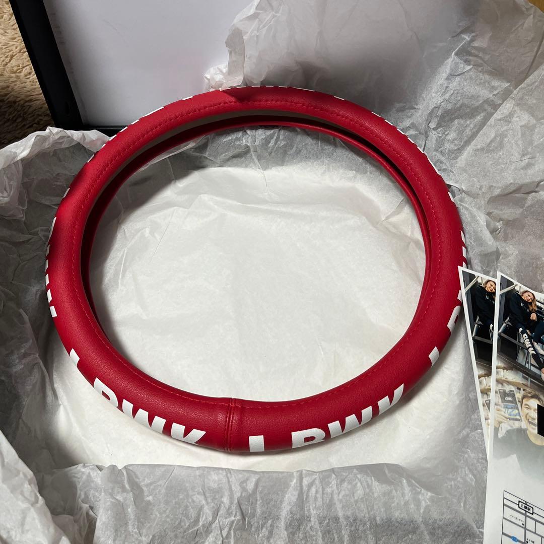 リバティウォーク　ハンドルカバー　絶版　レッド白文字LBWK