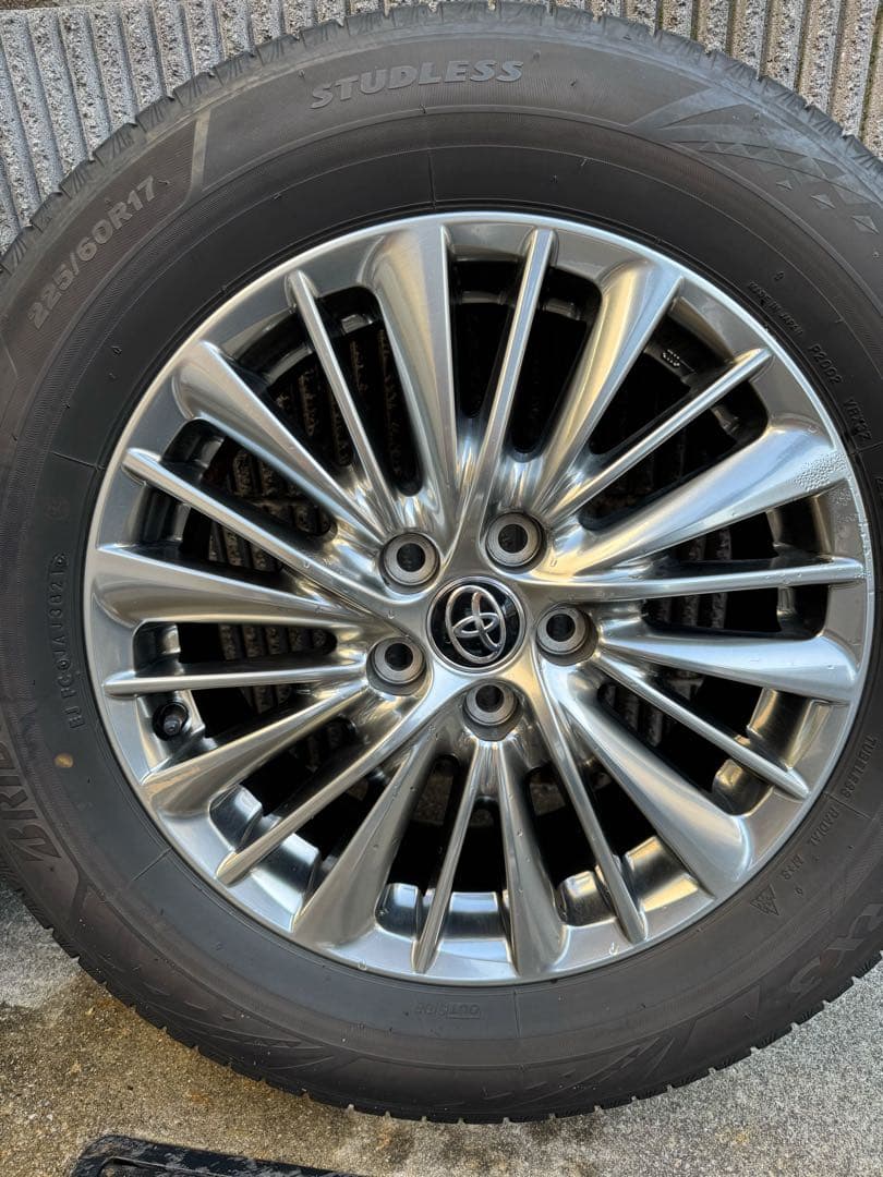 【美品】アルファード30後期 純正17インチ　スタッドレス&ホイールセット