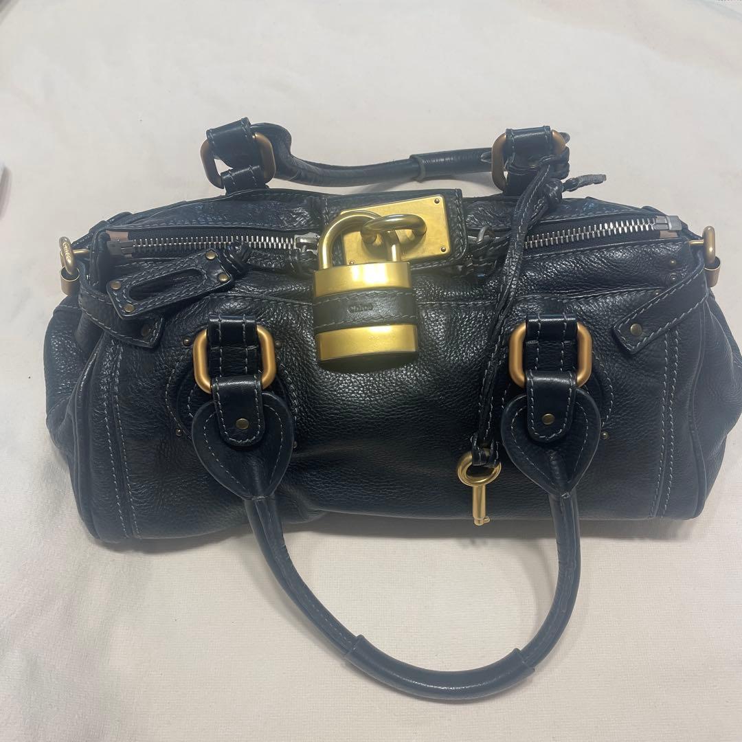 クロエ　パディントン　ブラック　ミディアム