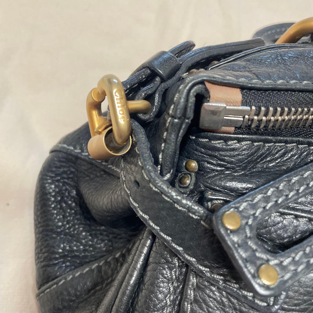 クロエ　パディントン　ブラック　ミディアム