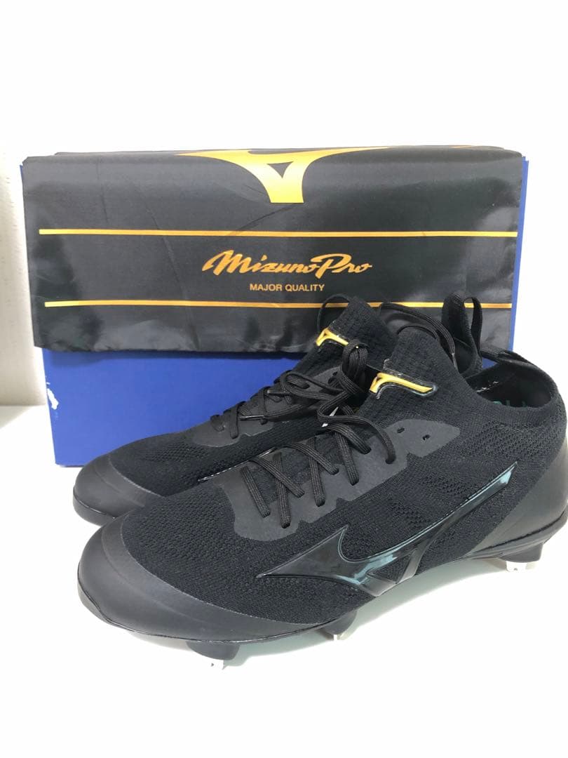 【新品・未使用】ミズノプロ ライトレボプロニット 26.0㎝ ブラック