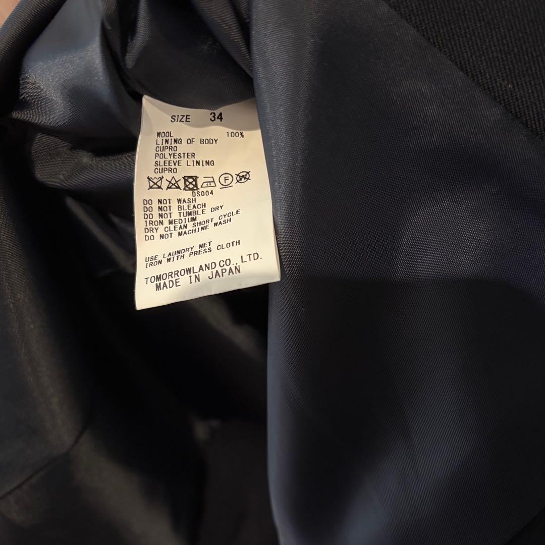 MACPHEEウールギャバジン ダブルブレストジャケット