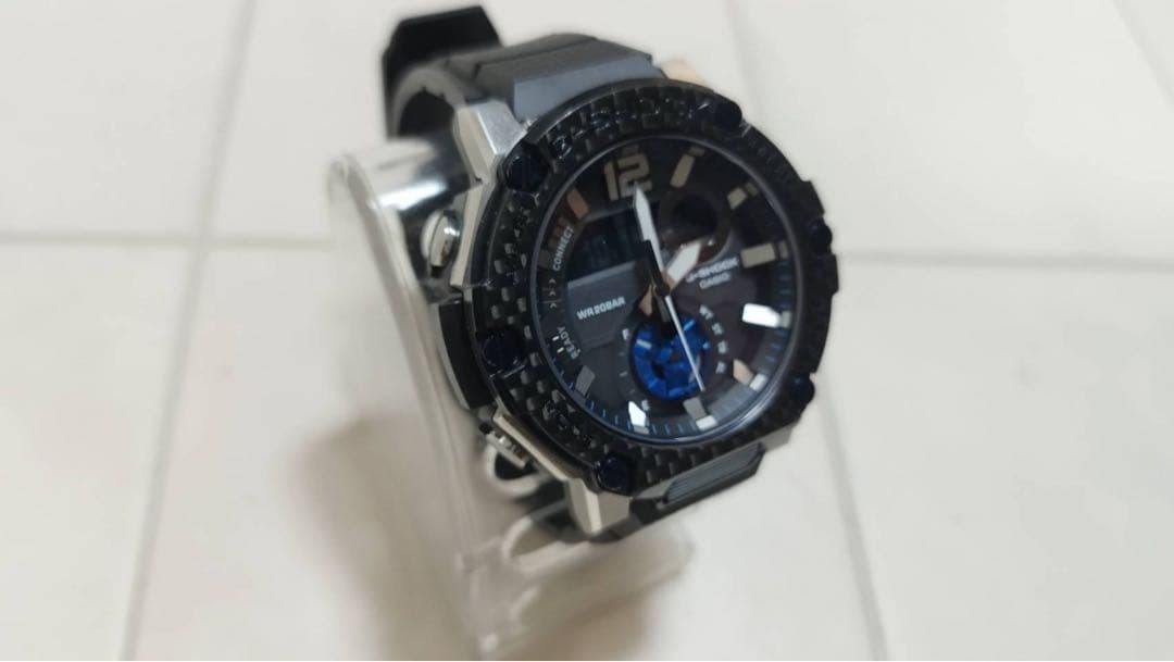 (極美品)G-SHOCK GST-B300XA レア 電波ソーラー メンズ