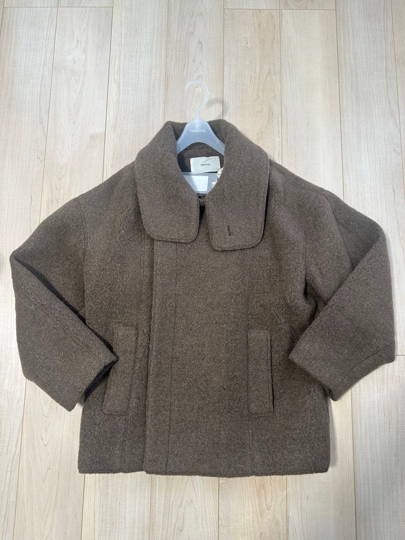 TODAYFUL スタンドカラーブークレジャケット38