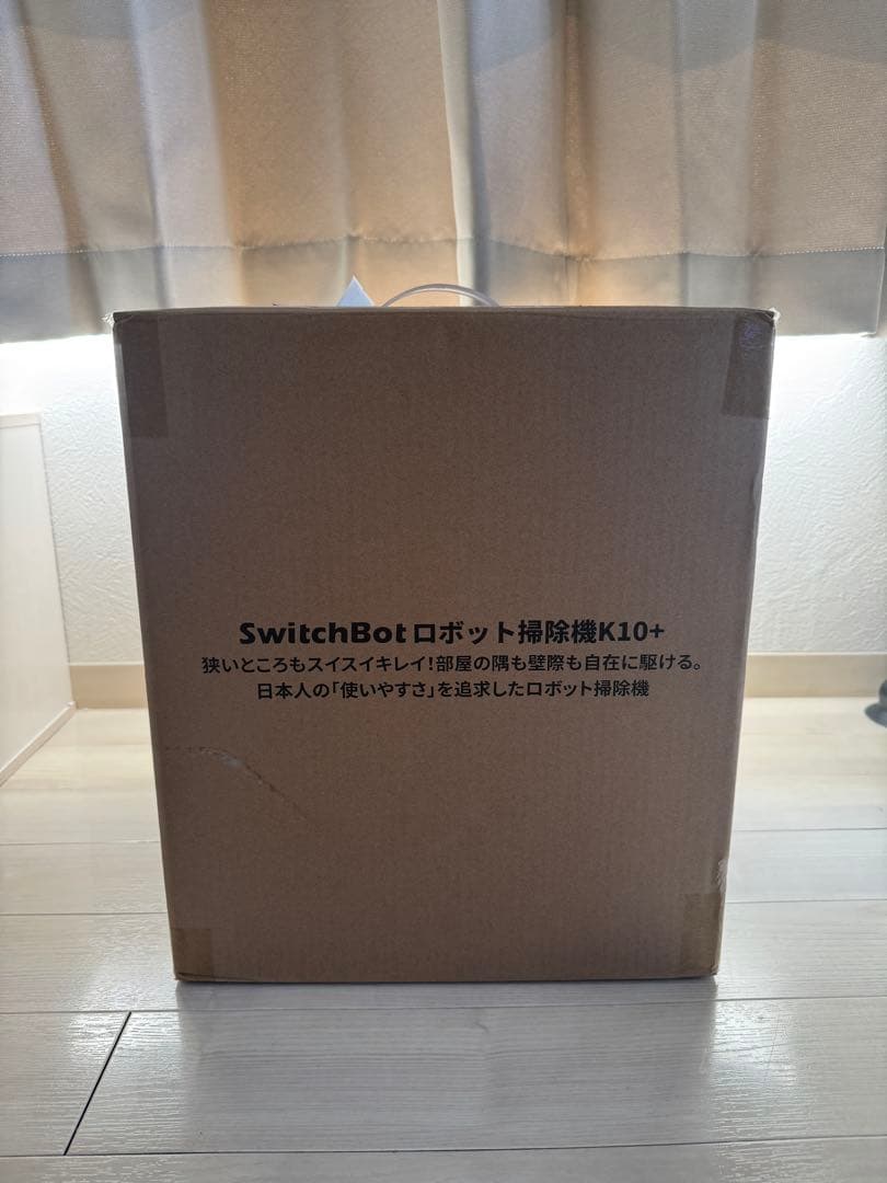 SwitchBot ロボット掃除機 ホワイト k10+
