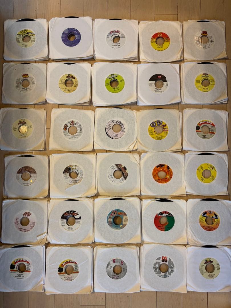 レゲエ　7インチ　500枚まとめ売り！！ 〜2000年前後ダンスホール中心〜