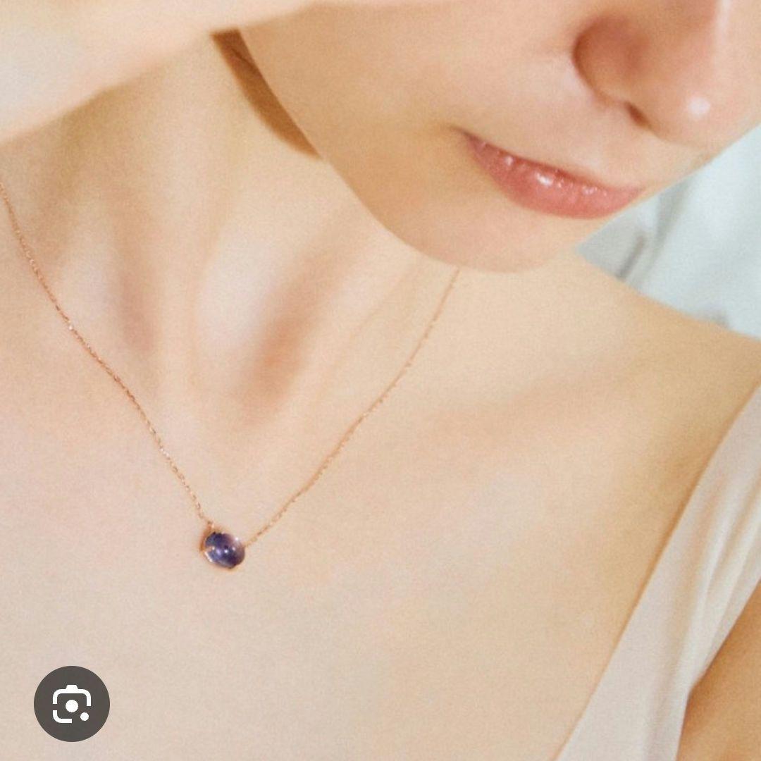 希少　エテ ウインター　限定　K10　MPG フローライト クォーツ　ネックレス