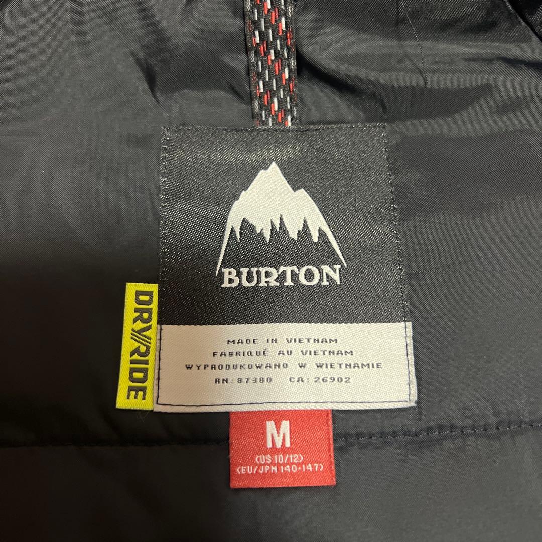 BURTON スノーボードウェア Mサイズ グレー/ネイビー
