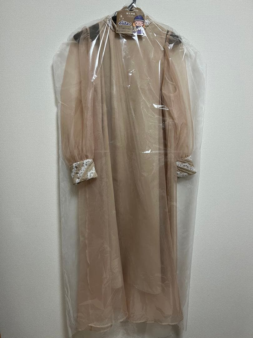 Acka/acka オケージョンドレス　シアーオーバーワンピース　結婚式