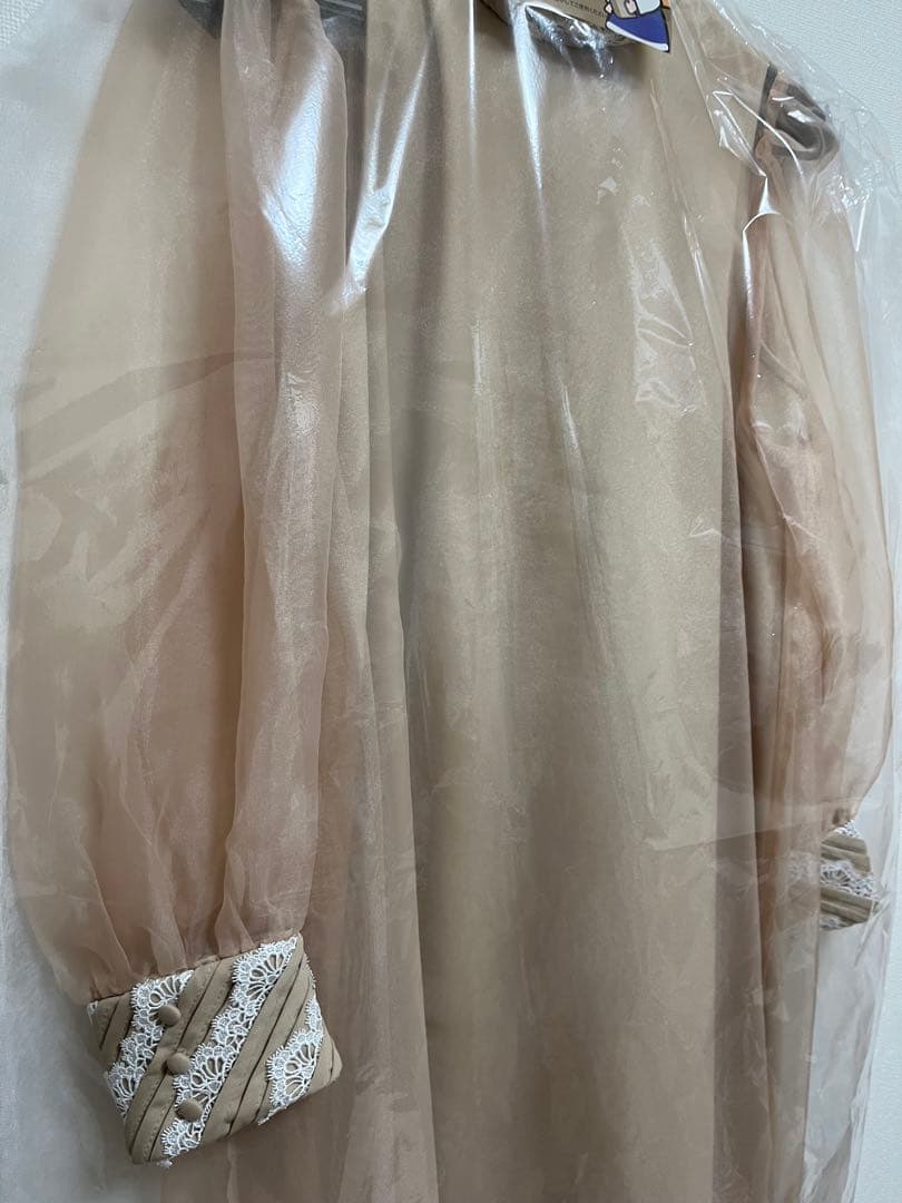 Acka/acka オケージョンドレス　シアーオーバーワンピース　結婚式