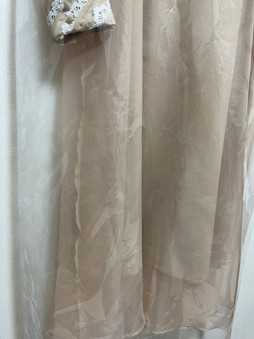 Acka/acka オケージョンドレス　シアーオーバーワンピース　結婚式