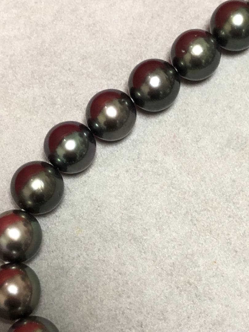 黒真珠　ネックレス　10mm 定価880000円