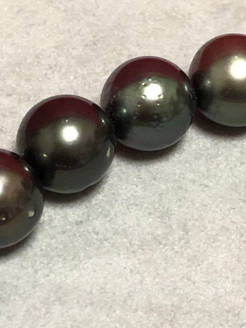 黒真珠　ネックレス　10mm 定価880000円