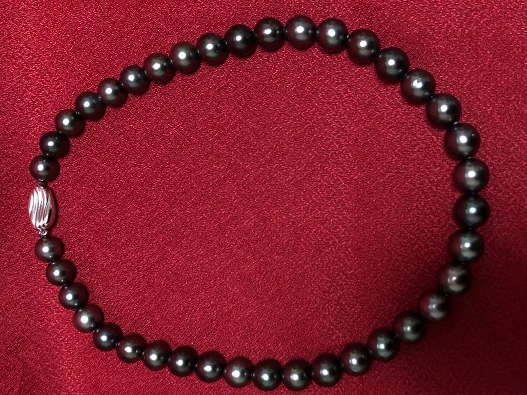 黒真珠　ネックレス　10mm 定価880000円