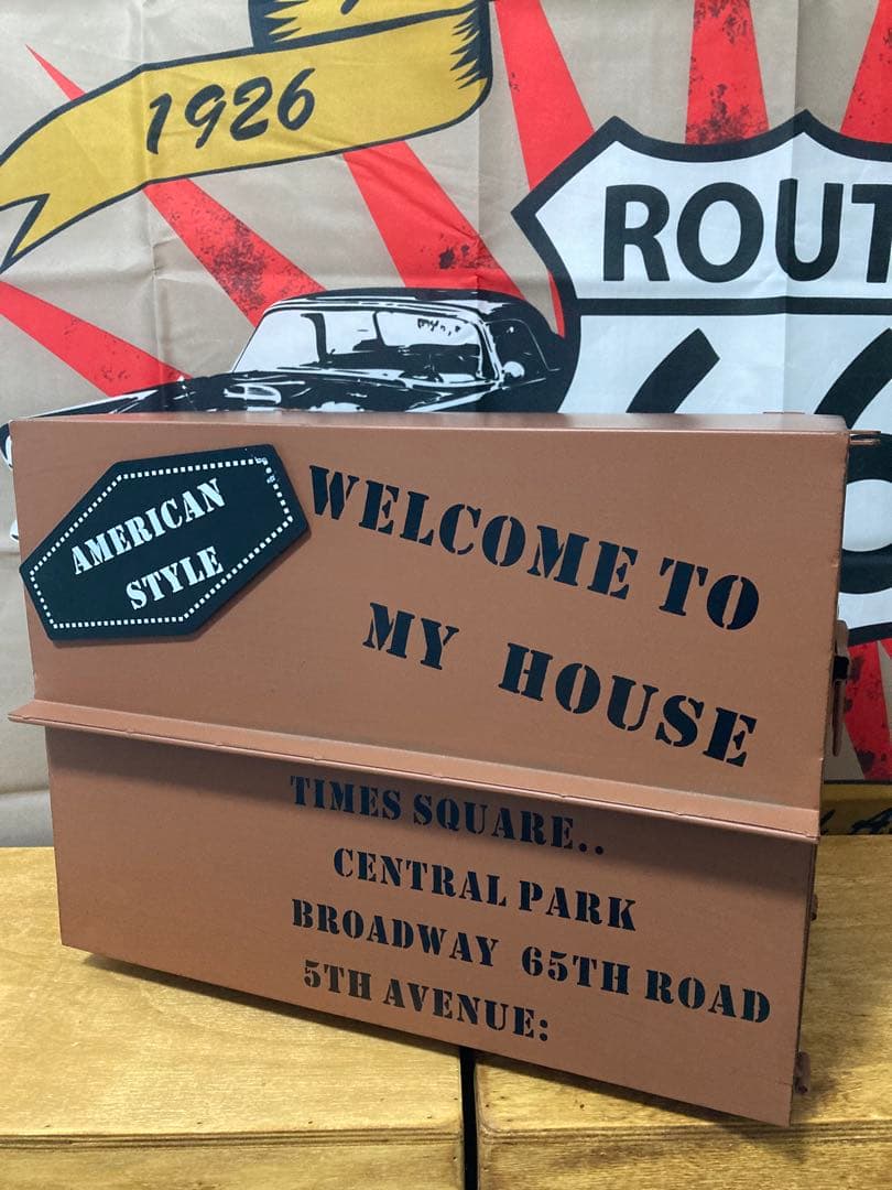 値下げ⤵︎⤵︎未使用　郵便ポスト　男前インテリアポスト