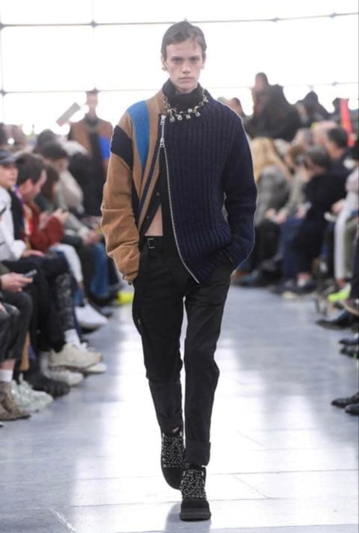 sacai 20AW Wool Knit Blouson サイズ1